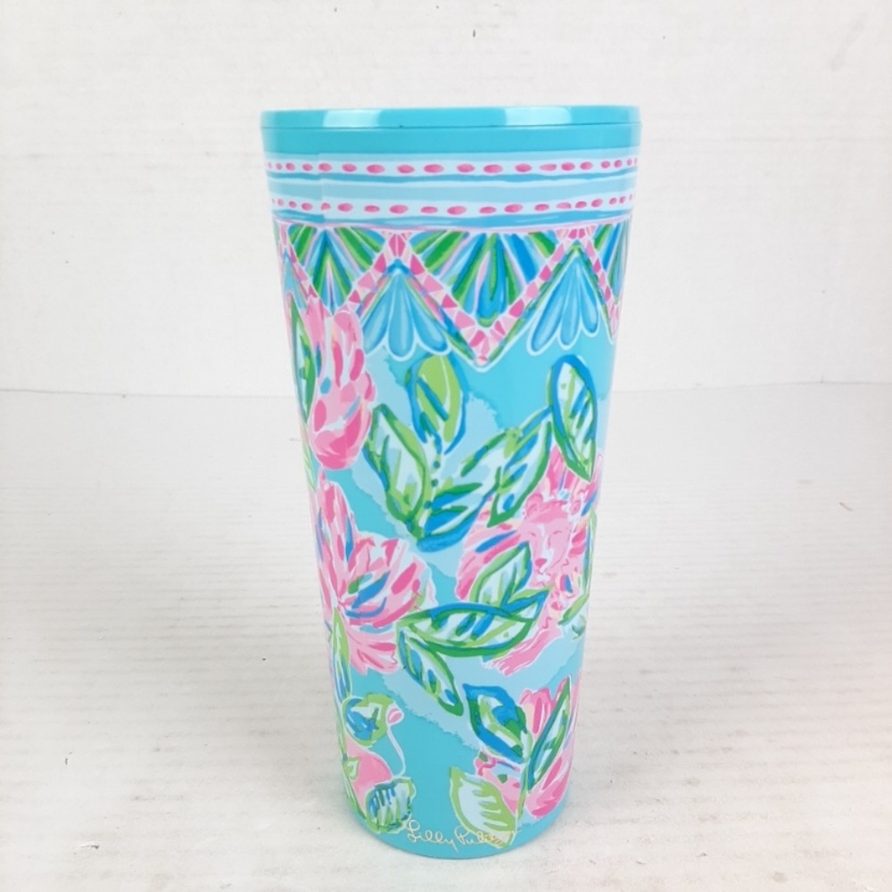 Lilly Pulitzer Totally Blossom 24oz insulated Tumbler